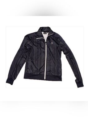 Lrg Navy Blue Pinstripe Zip-Up Jacket